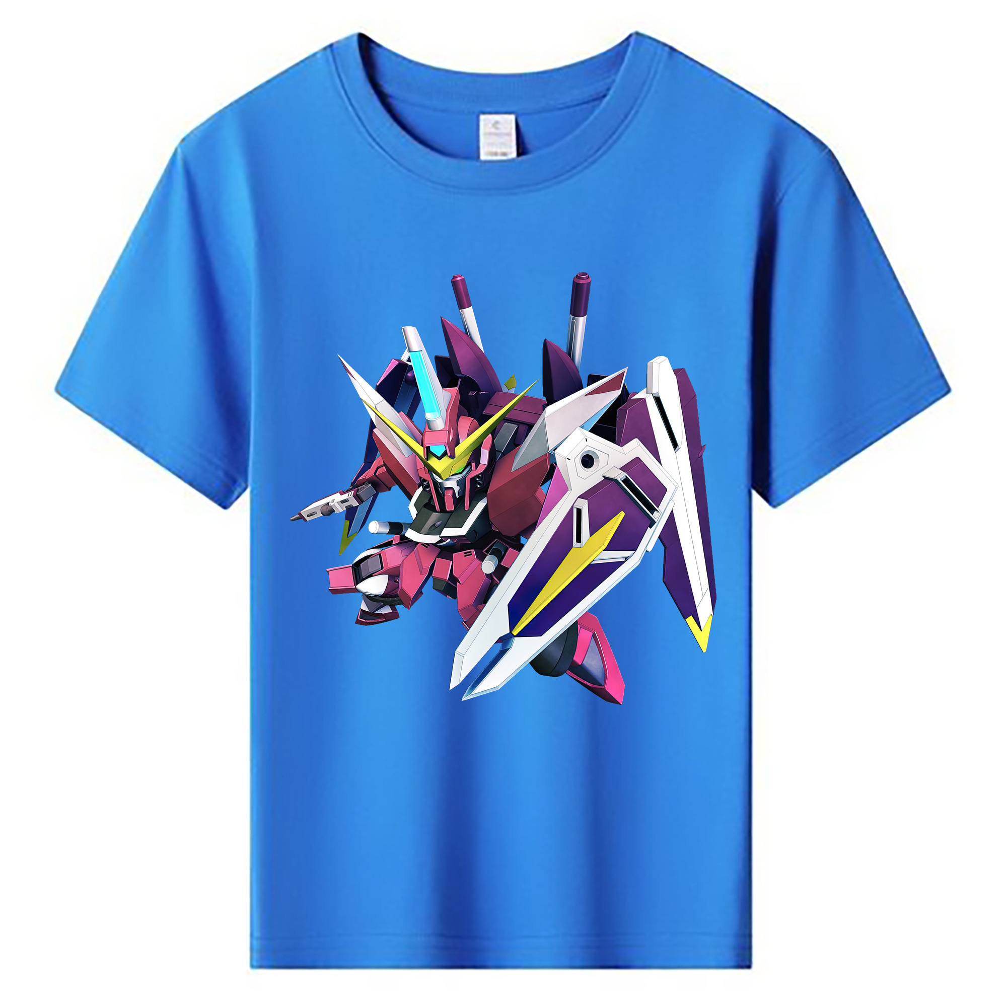 （画像用） 機動戦士ガンダム Mobile Suit Gundam 綿100％キッズTシャツ（フロントプリント）